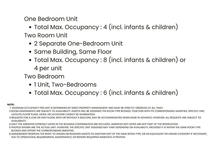 Shore 1 And 2 Residences Moa - The Executive * Manila